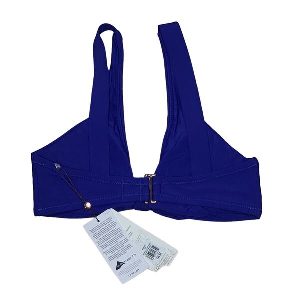 NWT  CALIA jeweled indigo swim bikini top - xs - Picture 2 of 4